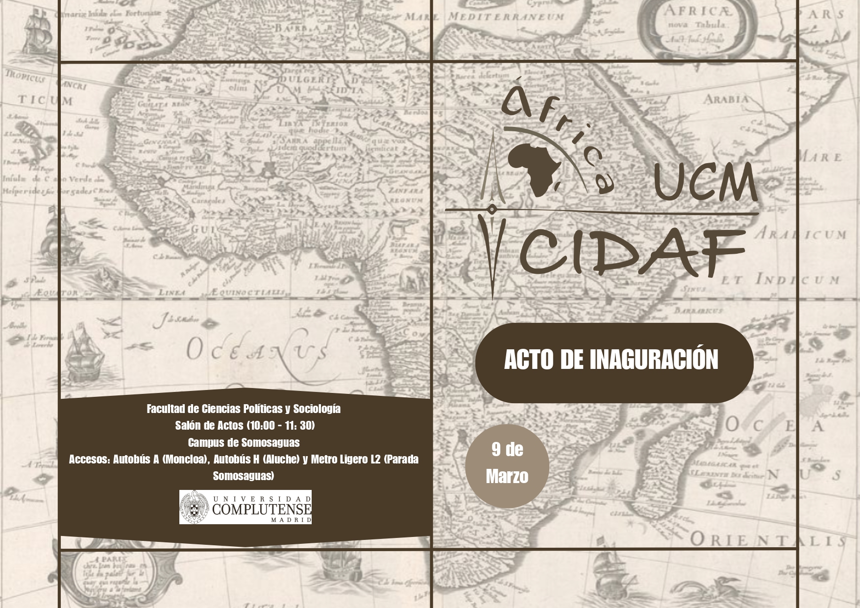 CIDAF-UCM: Acto de Inauguración